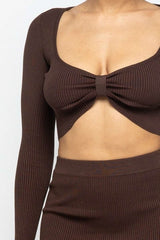 High Slit Skirt Set - Fit Me For 20