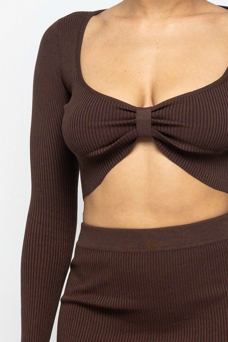 High Slit Skirt Set - Fit Me For 20