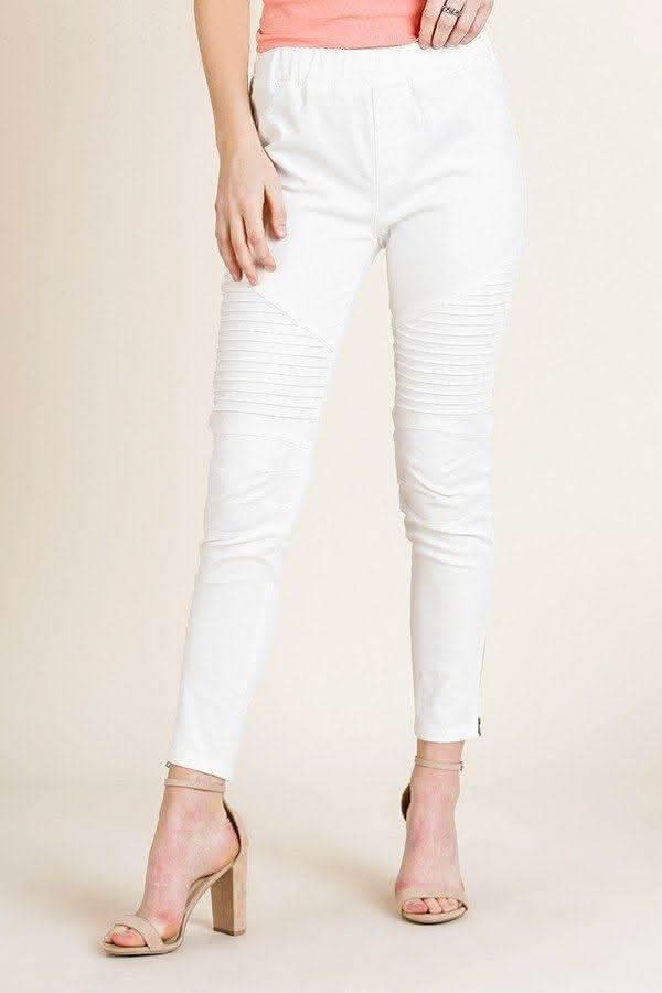 High Waist Skinny Moto Pant - Fit Me For 20