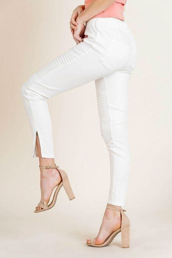 High Waist Skinny Moto Pant - Fit Me For 20