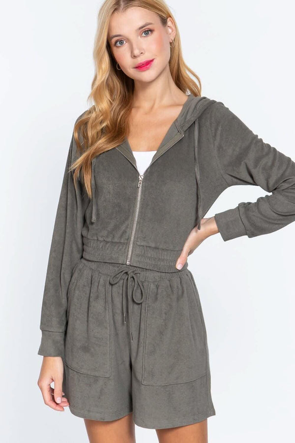 Hoodie Terry Towelling Jacket - Fit Me For 20