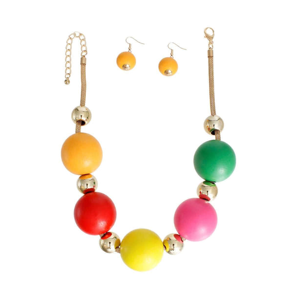 Rainbow Wood XL Bead Set - Fit Me For 20