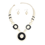 Tribal Horn Ivory Beaded Necklace for Women - Fit Me For 20
