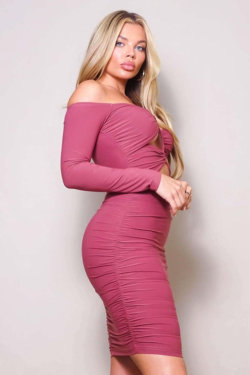All Eyes On Me Cutout Dress - Fit Me For 20