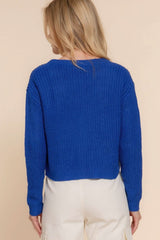 Long slv v-neck sweater cardigan - Fit Me For 20