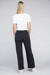 Lounge Wide Pants with Drawstrings - Fit Me For 20