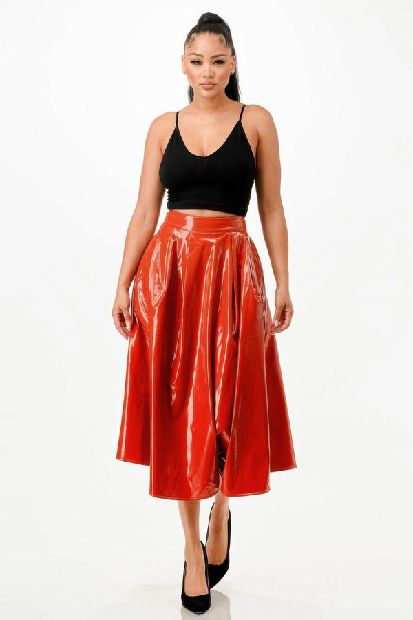 Midi Skirt With Pockets - Fit Me For 20