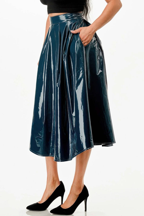 Midi Skirt With Pockets - Fit Me For 20
