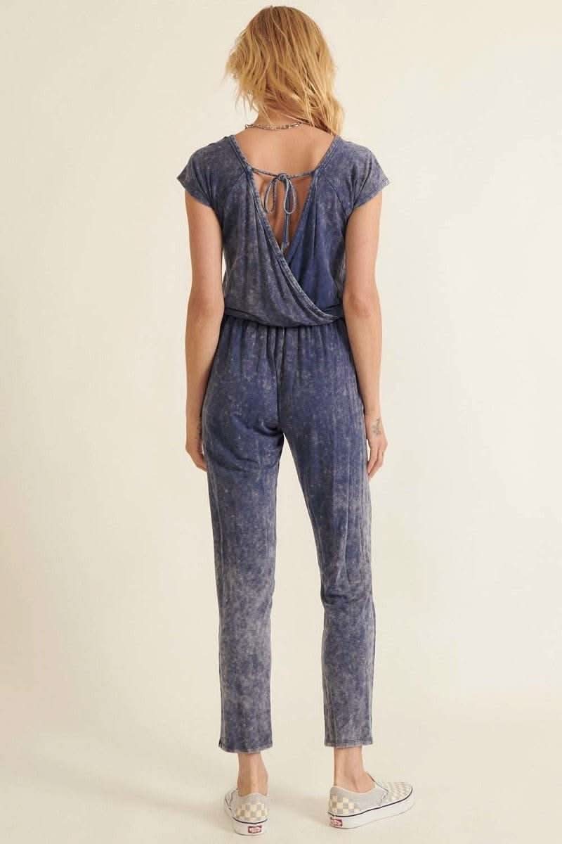 Mineral Washed Finish Knit Jumpsuit - Fit Me For 20
