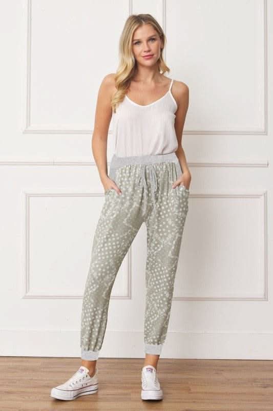 Plus Bandana Paisley Drawstring Jogger - Fit Me For 20