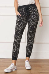Plus Bandana Paisley Drawstring Jogger - Fit Me For 20