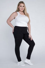 Plus Everyday Leggings with Pockets - Fit Me For 20