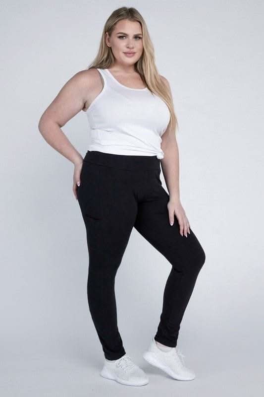 Plus Everyday Leggings with Pockets - Fit Me For 20