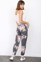 Plus Floral Drawstring Jogger - Fit Me For 20