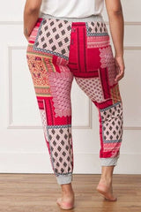 Plus Quilted Print Joggers - Fit Me For 20