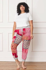 Plus Quilted Print Joggers - Fit Me For 20