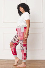 Plus Quilted Print Joggers - Fit Me For 20