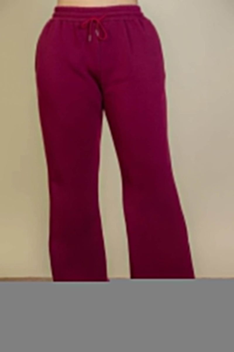 Plus Size Drawstring Waist Slant Pocket Sweatpants - Fit Me For 20