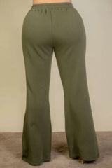 Plus Size Drawstring Waist Slant Pocket Sweatpants - Fit Me For 20