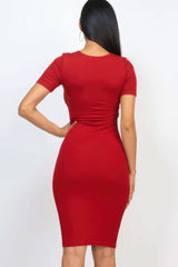Ribbed Bodycon Midi Dress - Fit Me For 20