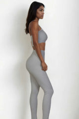 Ribbed Tube Top & Leggings Set - Fit Me For 20