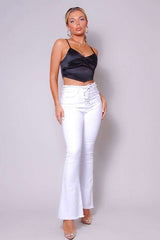 Sexy Spaghetti Strap Ruched Front Scarf Front Top - Fit Me For 20