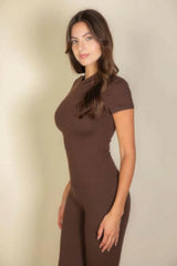 Short Sleeve Round Neck T Shirt - Fit Me For 20