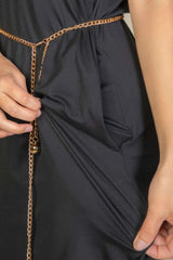 Side Pocket Double Folded Mini Dress - Fit Me For 20