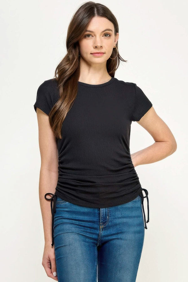Side Ruched Detail Top - Fit Me For 20