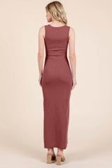 Sleeveless Rib Maxi Dress - Fit Me For 20