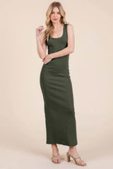 Sleeveless Rib Maxi Dress - Fit Me For 20