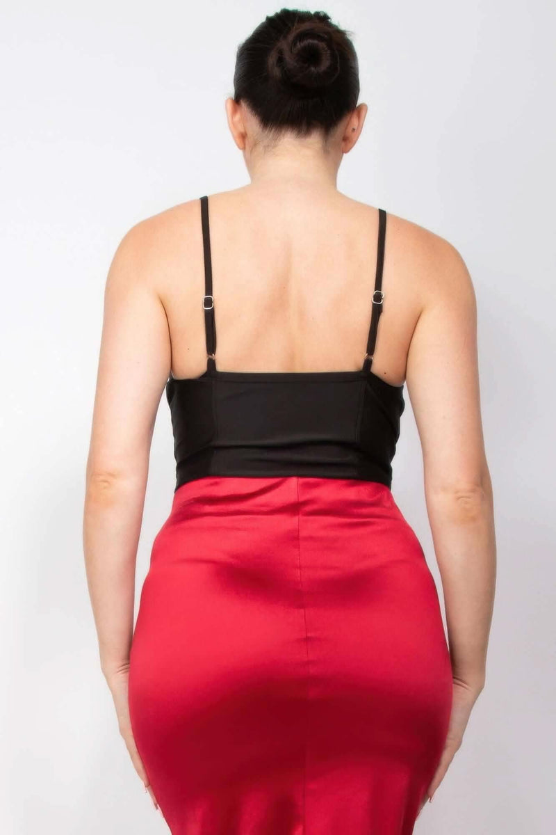 Solid Sweetheart Cami Bodysuit - Fit Me For 20