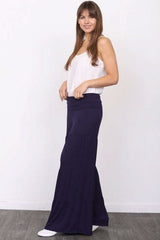 Solid Tiered Wide Leg Pants - Fit Me For 20
