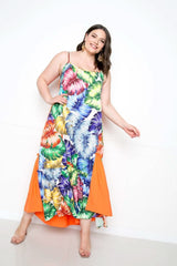 Splice Tropical Dress - Fit Me For 20
