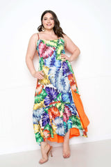 Splice Tropical Dress - Fit Me For 20