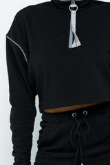 Sporty Crop Top Sporty High-waist Shorts Set - Fit Me For 20