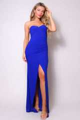 Strapless Sweetheart Maxi Dress - Fit Me For 20