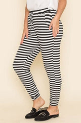 Stripe Drawstring Jogger - Fit Me For 20