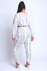 Tie Die Off Shoulder Set - Fit Me For 20
