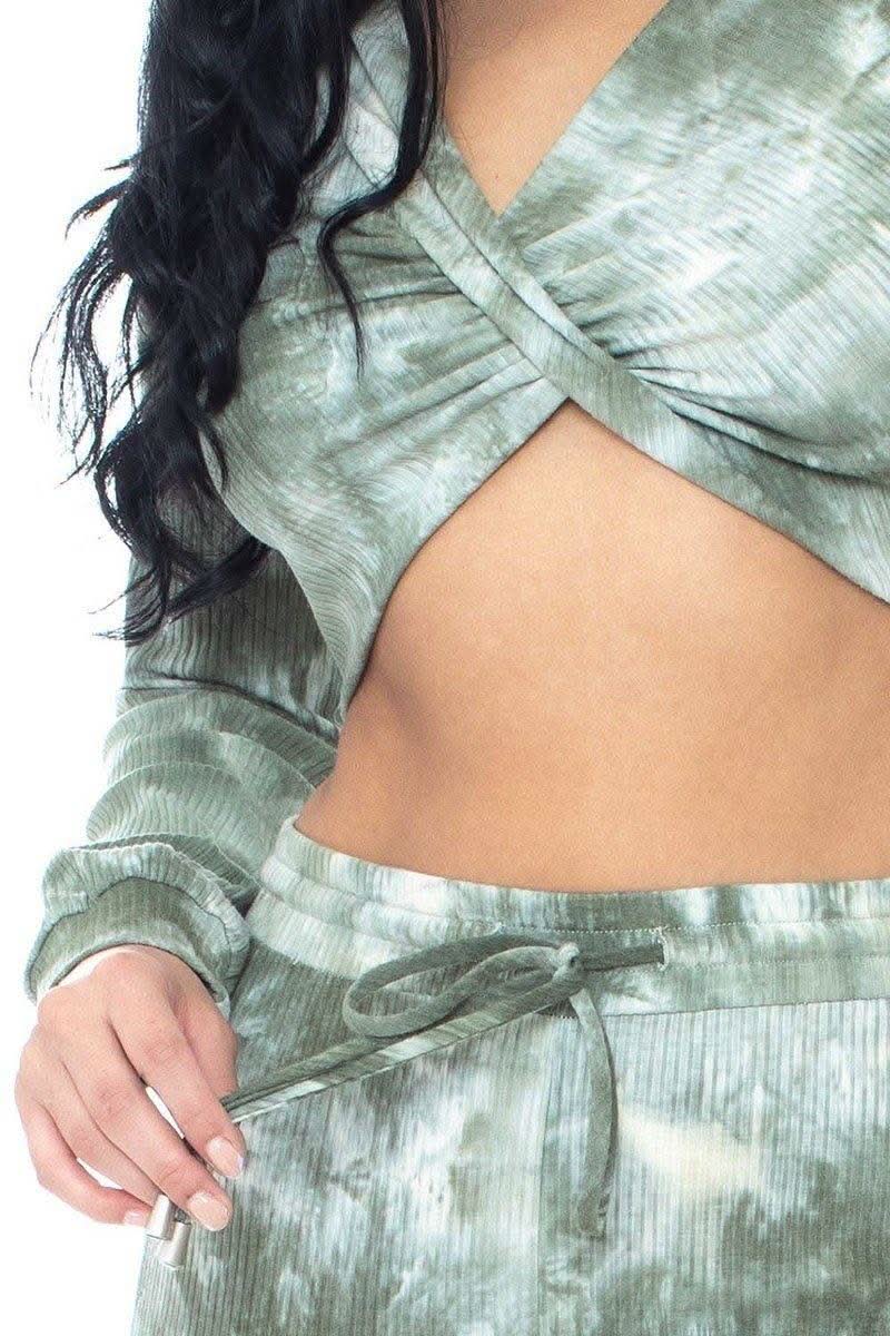 Tie Dye Ribbed Sweater Set - Fit Me For 20