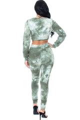 Tie Dye Ribbed Sweater Set - Fit Me For 20