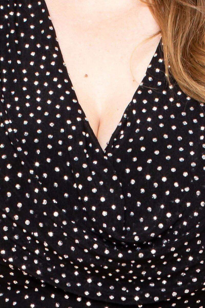 Translucent Rhinestone Plus Mini Dress - Fit Me For 20