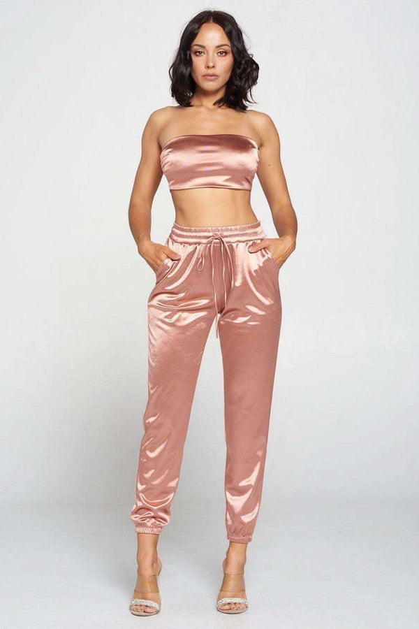Tube Top Pant Set - Fit Me For 20