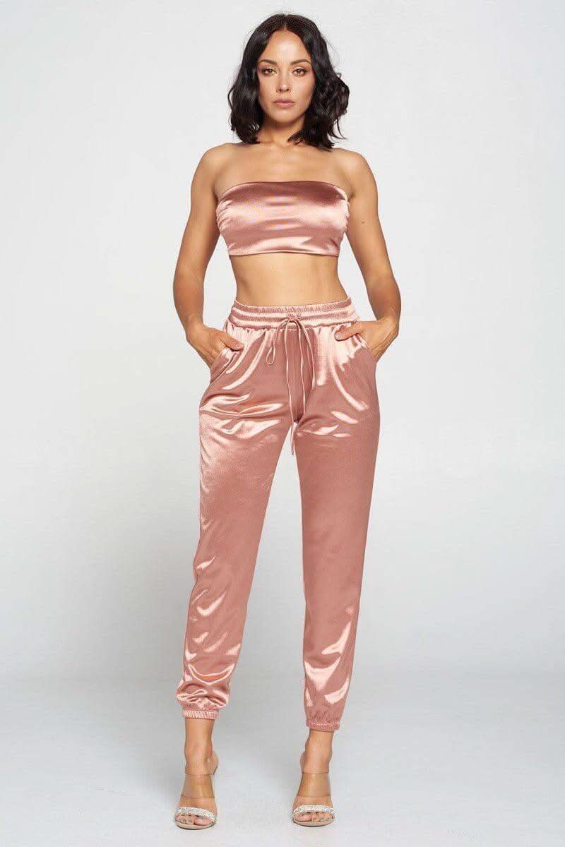 Tube Top Pant Set - Fit Me For 20