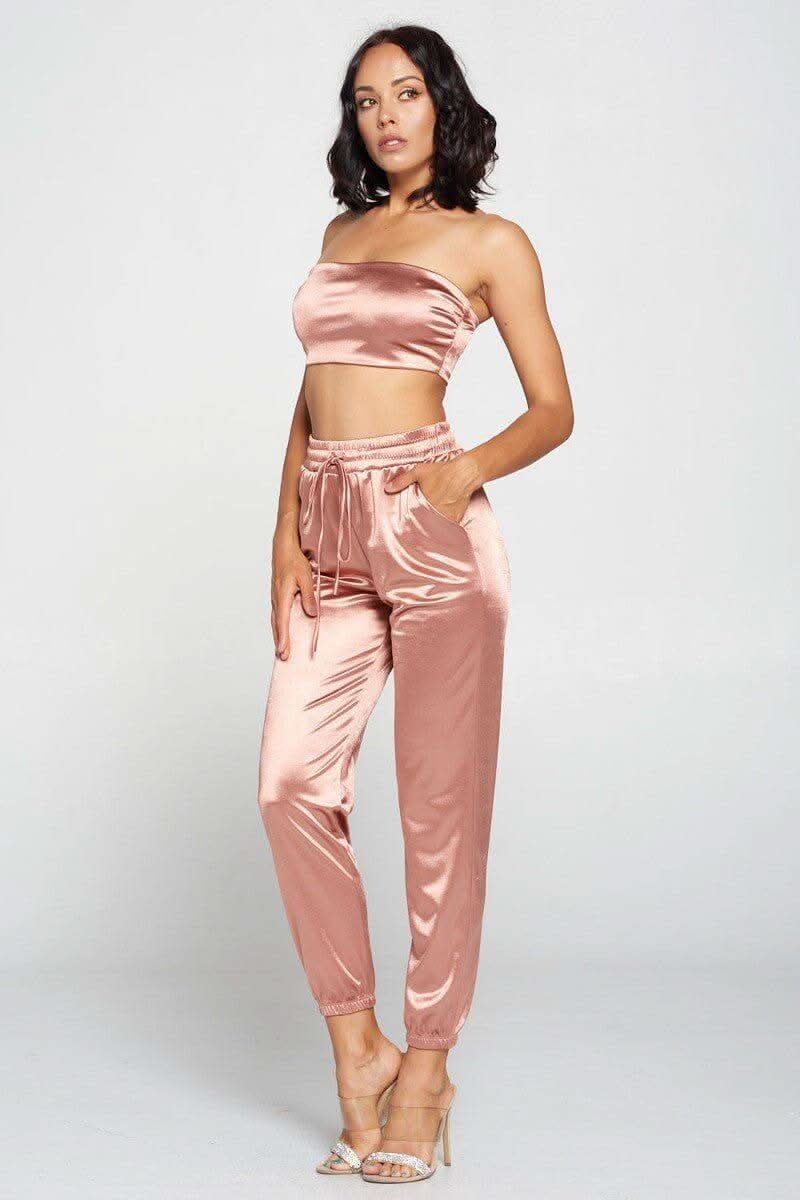 Tube Top Pant Set - Fit Me For 20