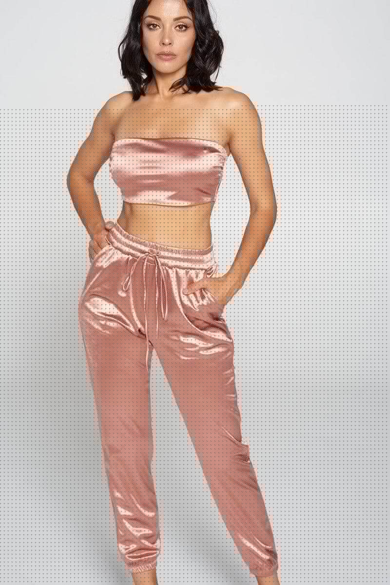 Tube Top Pant Set - Fit Me For 20
