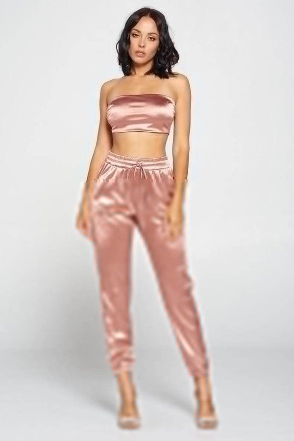 Tube Top Pant Set - Fit Me For 20
