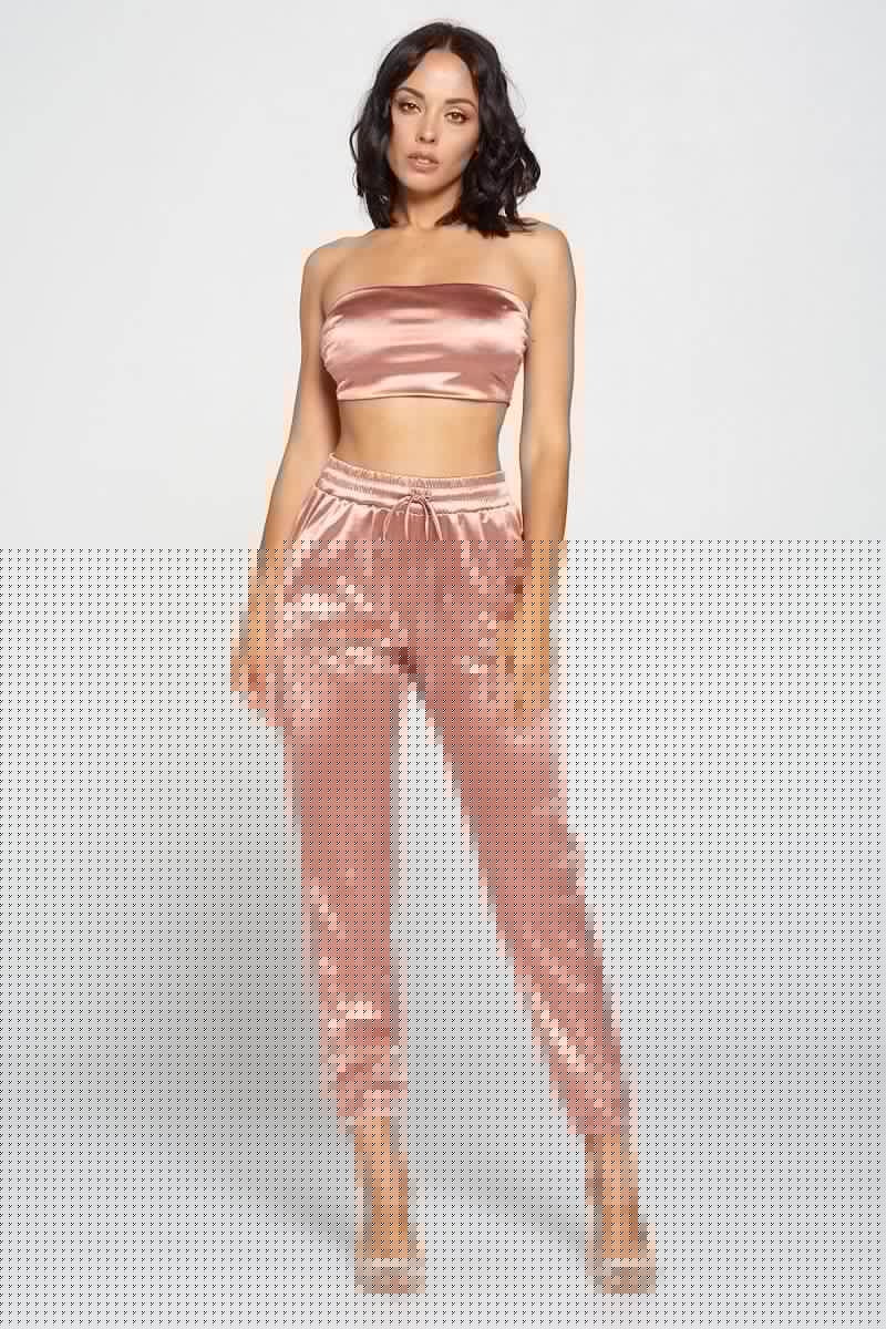 Tube Top Pant Set - Fit Me For 20
