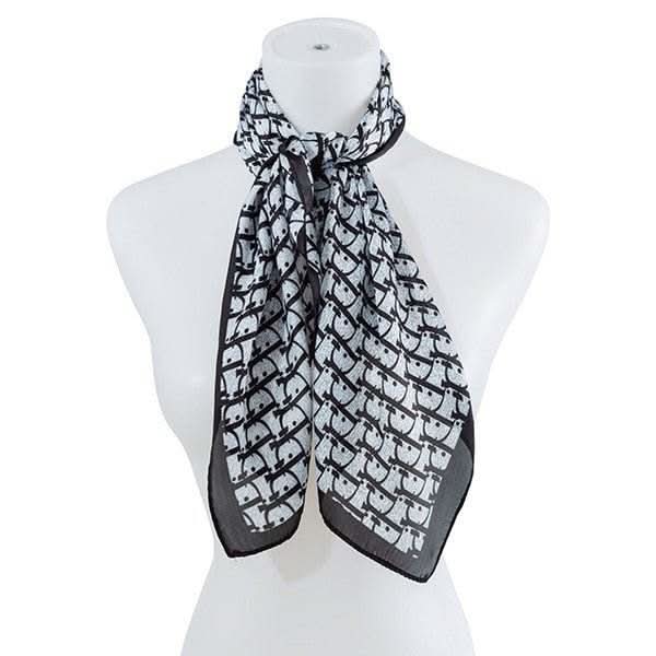 VERSATILE LUXURY PATTERN SILK SCARF - Fit Me For 20