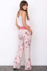Vintage Floral Wide Leg Pants - Fit Me For 20